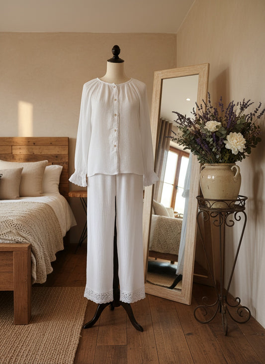 Set Pijama White Lily