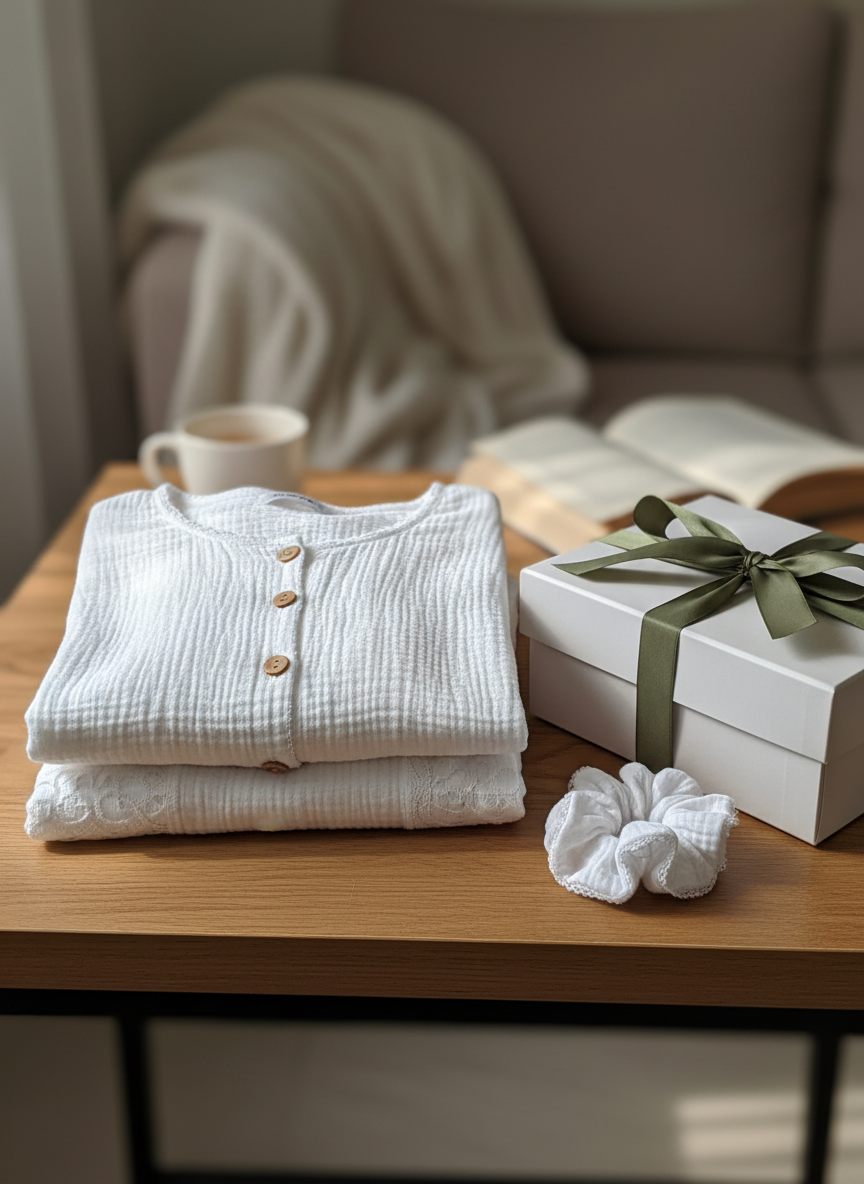 Gift Box White Lily